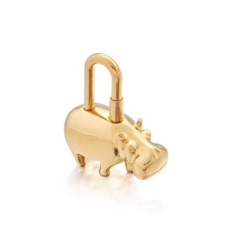 hermes hippo charm|Hermès Hippo Cadena Lock .